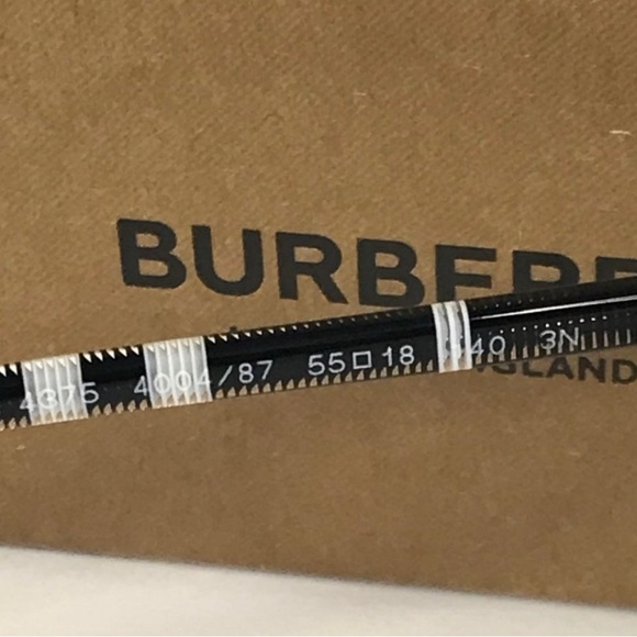 Burberry Black and White Checkered Women's Sunglasses - Picture 4 of 8